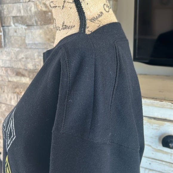 Def Leppard black graphic leopard boatneck sweatshirt rock band sweatshirt - Picture 8 of 16